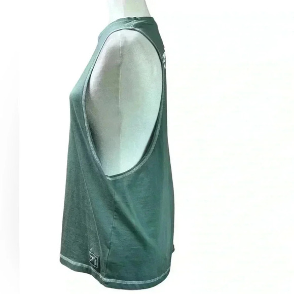 Gymshark Green Muscle Tank Size M - Picture 4 of 6